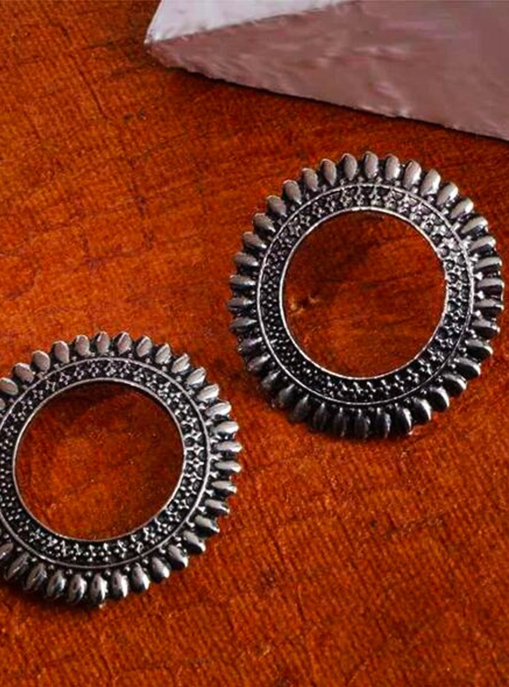 roud-circle-oxidised-boho-earrings-for-jeans-tops-nesy-lifestyle